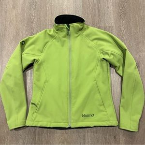 Marmot Fleece Lined Gravity Jacket Green Minimalist Size M